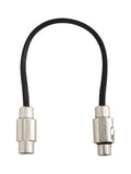 Câble patch XLR - 30 cm - Noir