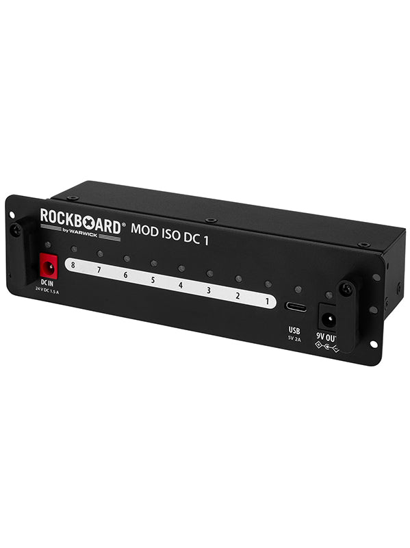 MOD ISO DC1 - Boitier d'alimentation 8 x 9V isolées pour emplacement module
