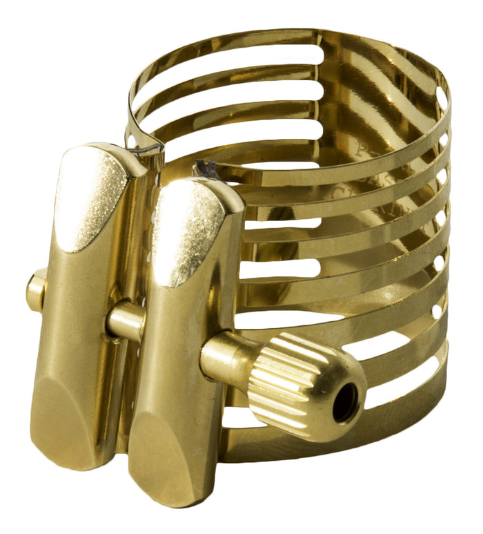 Ligature de clarinette basse Rovner Platinum Gold 3RL
