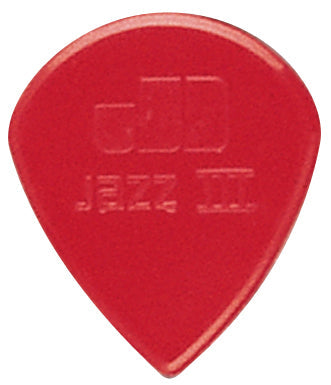 JAZZ III, sachet de 24 médiators nylon, rouge
