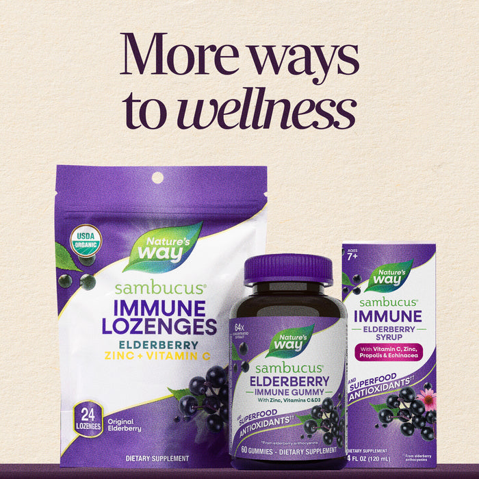 <{%MAIN6_15182%}>Nature's Way® | Sambucus Cold+Flu Relief Elderberry Hot Drink