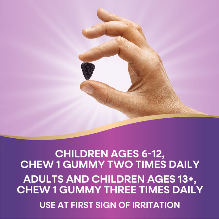 <{%DETAIL2_13610%}>Nature's Way® | Sambucus Cough Relief +♢ Immune* Elderberry Gummies