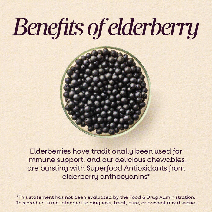 <{%MAIN3_12961%}>Nature's Way® | Sambucus Elderberry Kids Immune Chewable