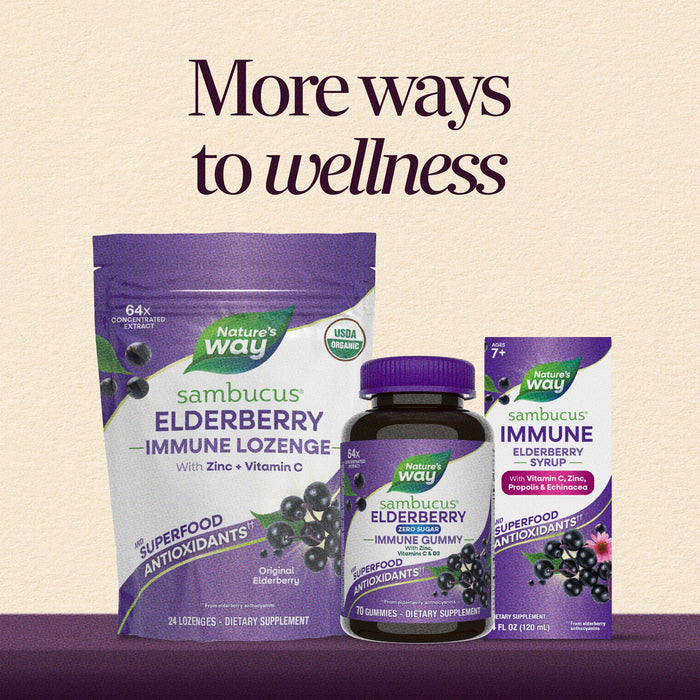 <{%MAIN6_12961%}>Nature's Way® | Sambucus Elderberry Kids Immune Chewable