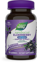 <{%PRIMARY_14616%}>Nature's Way® | Sambucus Elderberry Zero Sugar Immune Gummy, 50 gummies