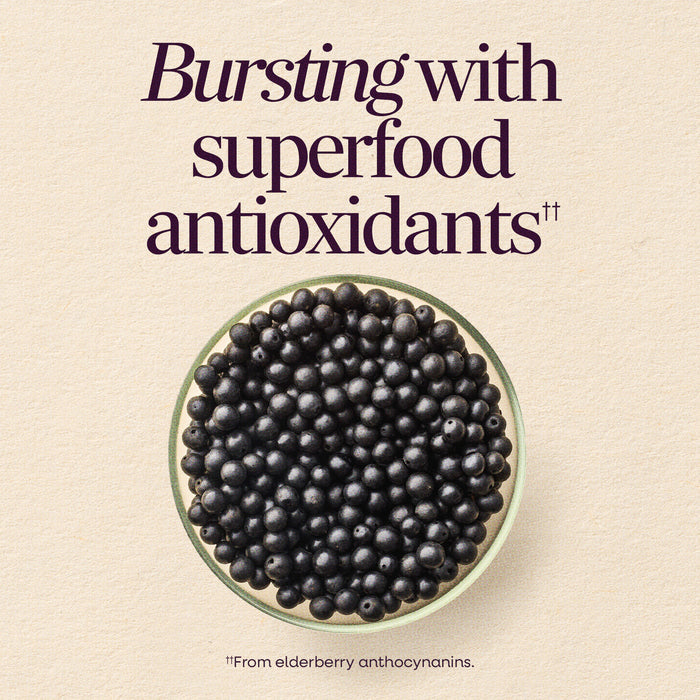 <{%MAIN3_14616%}>Nature's Way® | Sambucus Elderberry Zero Sugar Immune Gummy