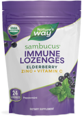 <{%PRIMARY_12088%}>Nature's Way® | Sambucus Immune Lozenges, 24 lozenges, Peppermint