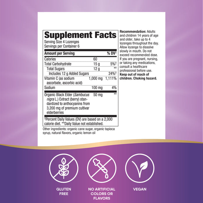 <{%MAIN4_12709%}>Nature's Way® | Sambucus Immune Lozenges