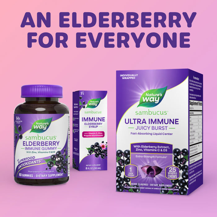 <{%MAIN4_15481%}>Nature's Way® | Sambucus Ultra Immune Juicy Burst