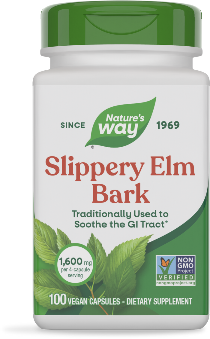<{%PRIMARY_17100%}>Nature's Way® | Slippery Elm Bark, 100 capsules