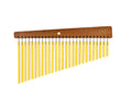 CHIMES SONIC ENERGY 27 BARRES, ALLIAGE ALUMINIUM/OR, BOIS JAMJUREE