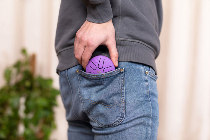 POCKET STEEL TONGUE DRUM SONIC ENERGY LA MAJEUR VIOLET