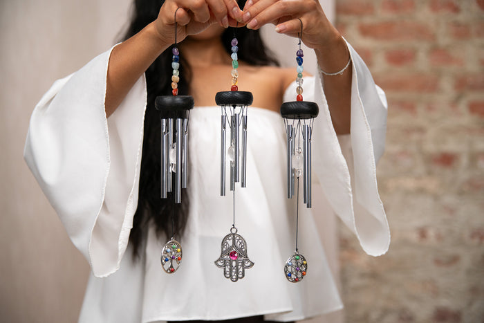 MINI CHIMES SONIC ENERGY CHAKRA 12" TREE OF LIFE