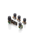 Système BQS basse micros EMG, 5 boutons pot. (Balance active, basse, aigu, vol., medium double axe)