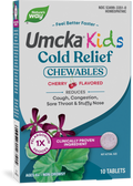 <{%PRIMARY_12351%}>Nature's Way® | Umcka Kids Cold Relief Chewables, 10 chewables, Cherry