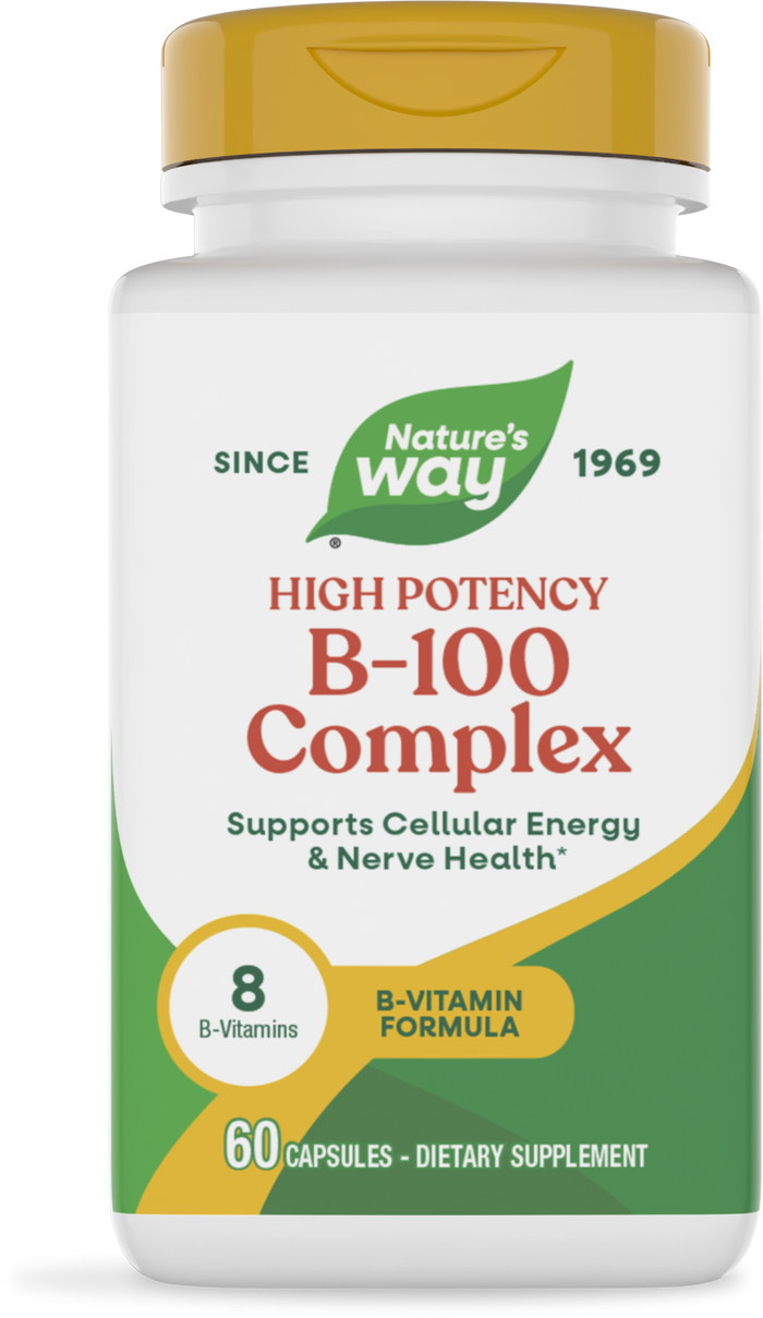 <{%PRIMARY_40520%}>Nature's Way® | Vitamin B-100 Complex, 60 capsules