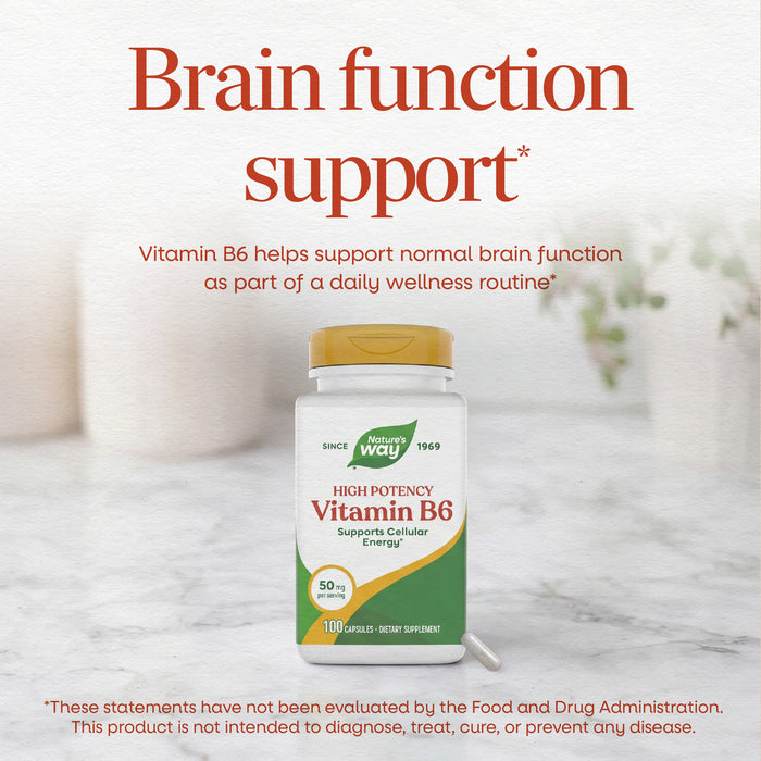 <{%MAIN2_40431%}>Nature's Way® | Vitamin B6 High Potency