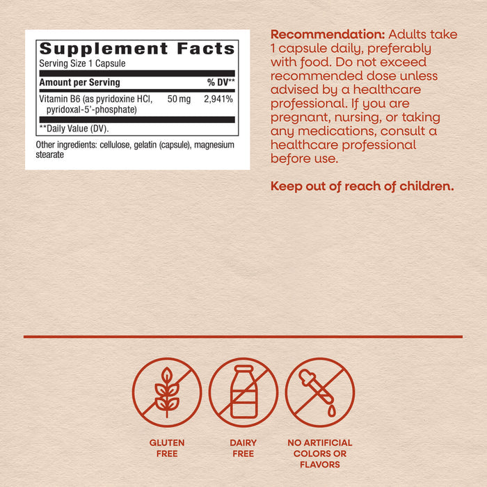 <{%MAIN4_40431%}>Nature's Way® | Vitamin B6 High Potency