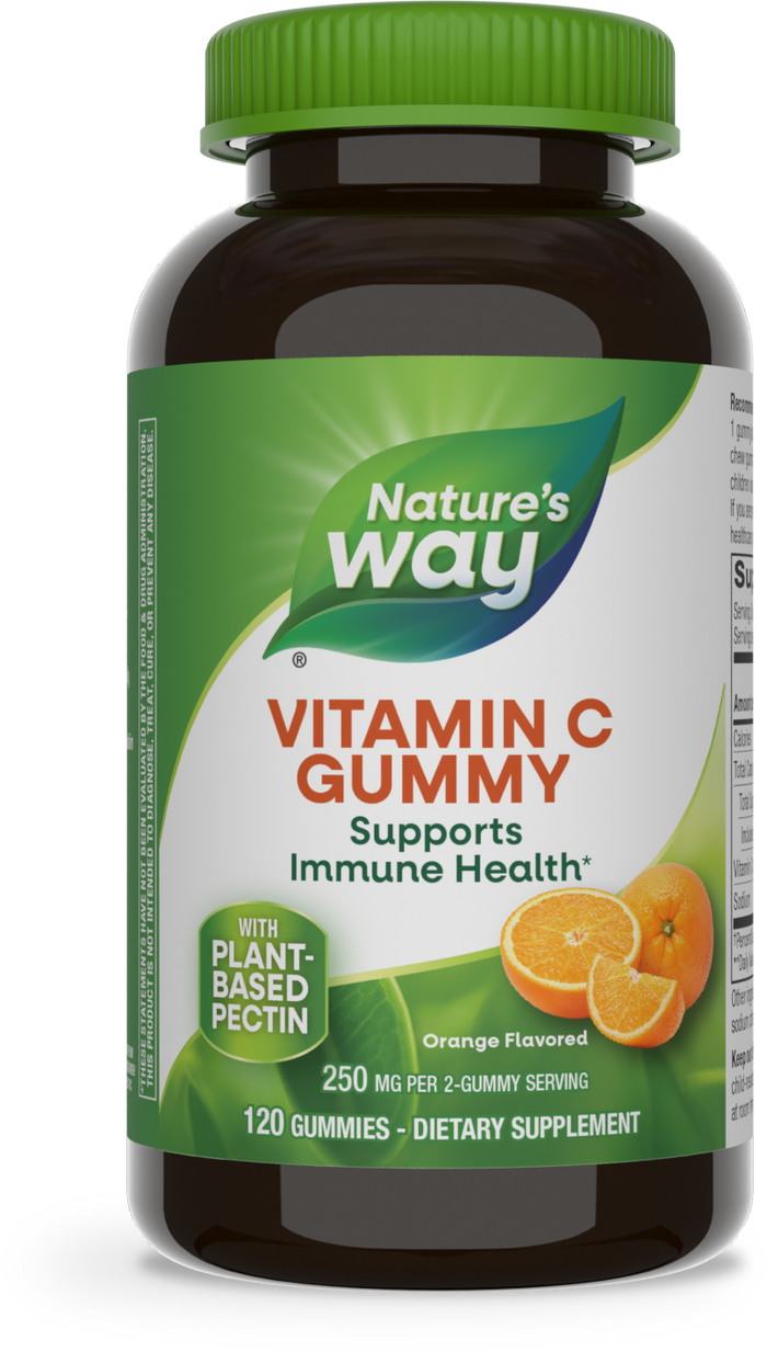 <{%PRIMARY_13607%}>Nature's Way® | Vitamin C Gummies, 120 gummies, Orange