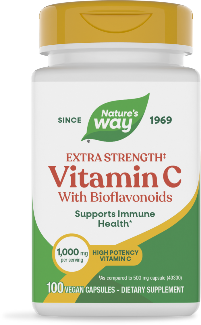 <{%PRIMARY_15464%}>Nature's Way® | Vitamin C with Bioflavonoids Extra Strength, 100 capsules