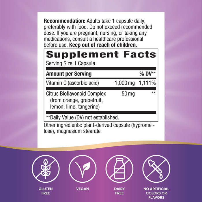 <{%MAIN4_15465%}>Nature's Way® | Vitamin C with Bioflavonoids Extra Strength