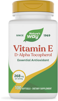<{%PRIMARY_40211%}>Nature's Way® | Vitamin E D-Alpha Tocopherol, 100 softgels