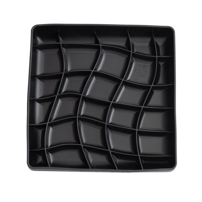 wavies slow feeder bowl | blackberry