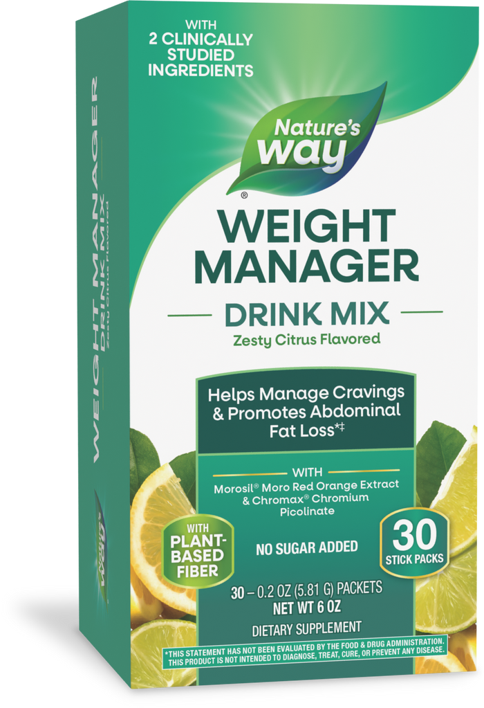 <{%PRIMARY_14988%}>Nature's Way® | Weight Manager Drink Mix, 30 drink mixes, Zesty Citrus