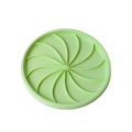 wheelies lick mat & lid | honeydew