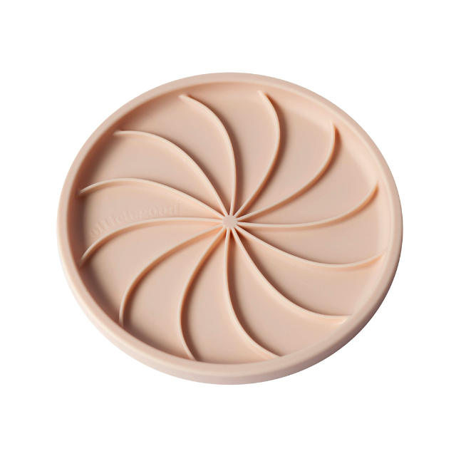 wheelies lick mat & lid | peach
