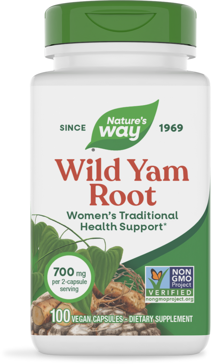 <{%PRIMARY_17870%}>Nature's Way® | Wild Yam Root, 100 capsules