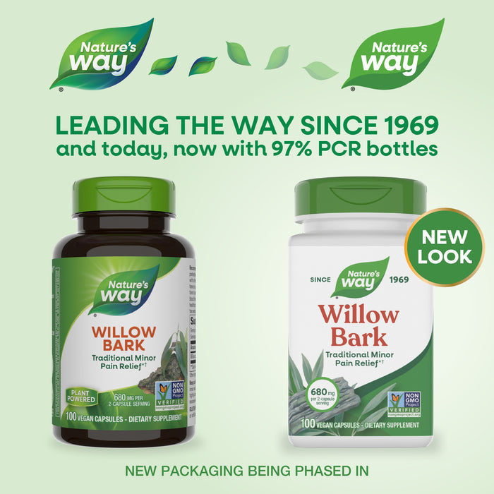 <{%MAIN1_17850%}>Nature's Way® | Willow Bark - package updates old to new