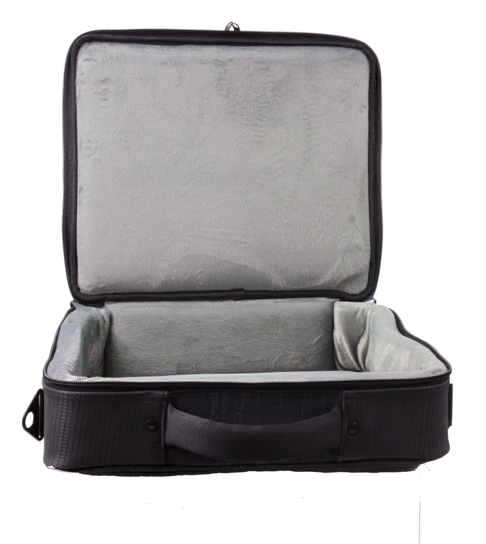 Housse pour pedalboard XVIVE, rembourrage 20 mm, extérieur en polyester 600D imperméable, dimension: 45 x 38.5 x 14 cm, noir