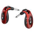 Système sans-fil pour guitare U2, bande de fréquence 2.4 GHz, conversion A/D 24-bit, câble USB, rouge